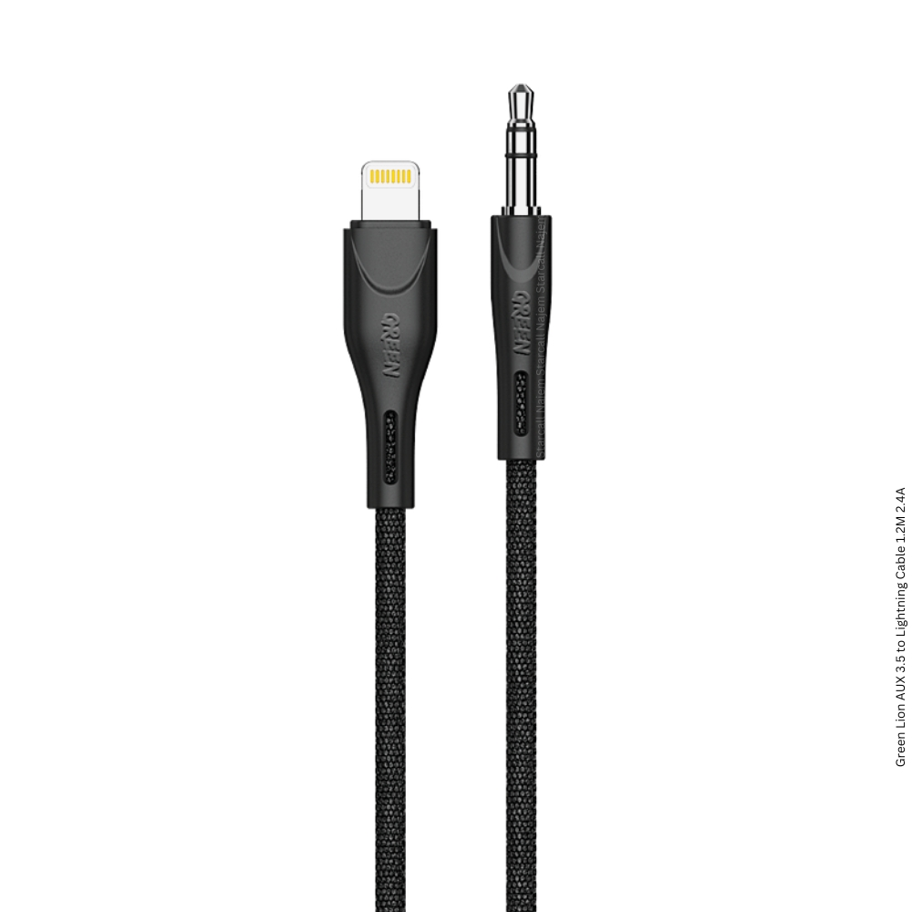 Green Lion AUX to Lightning Cable
