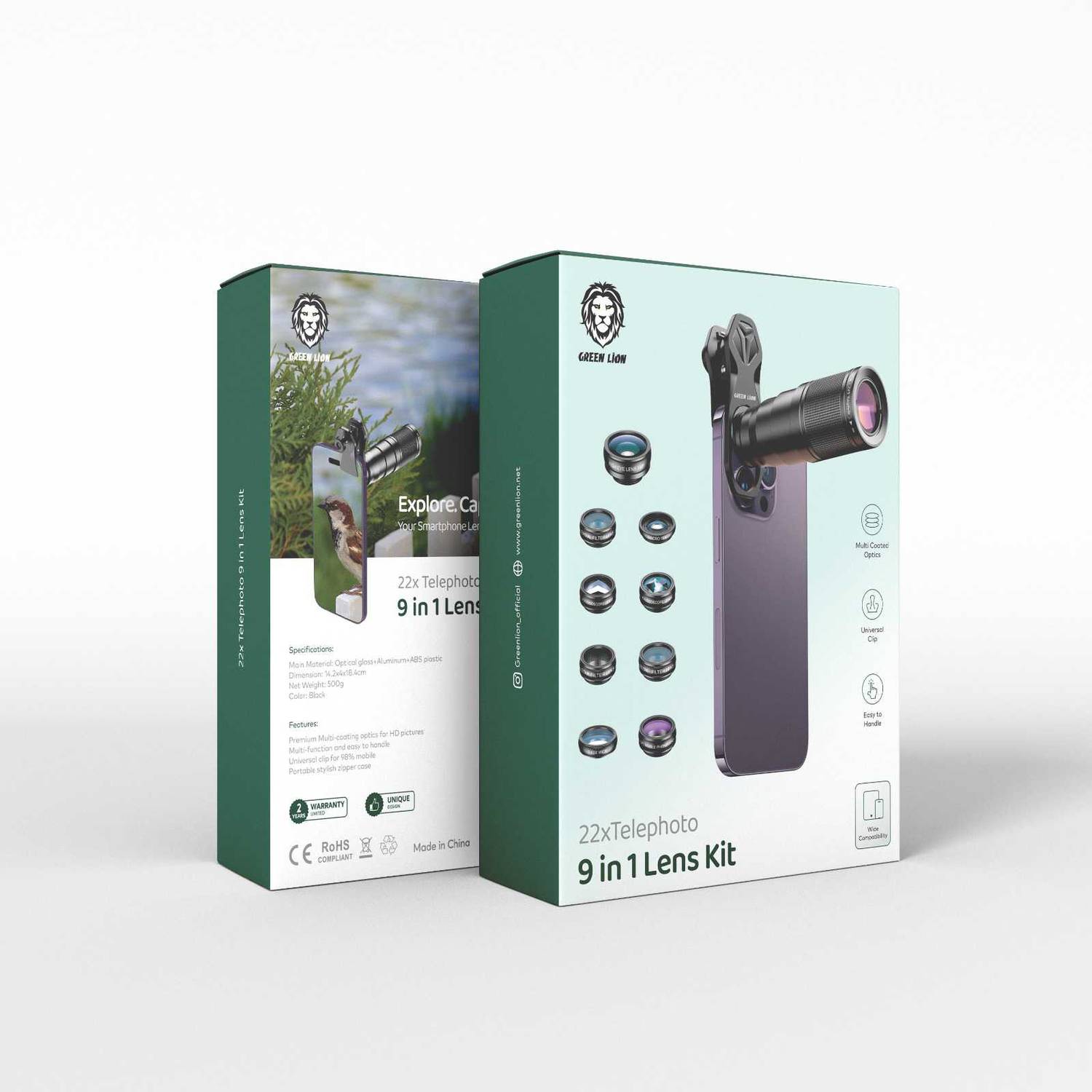 Green Lion 9 in 1 Lens Kit