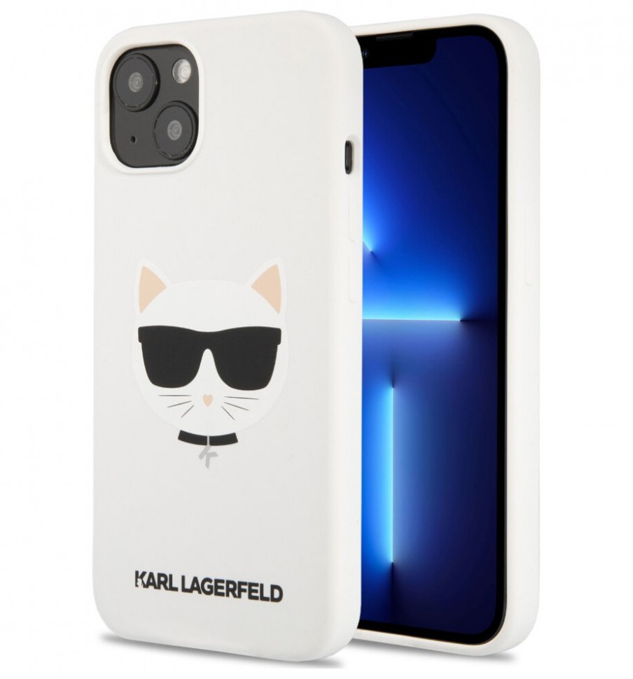 Karl Lagerfeld Case 5 White for iPhone 13