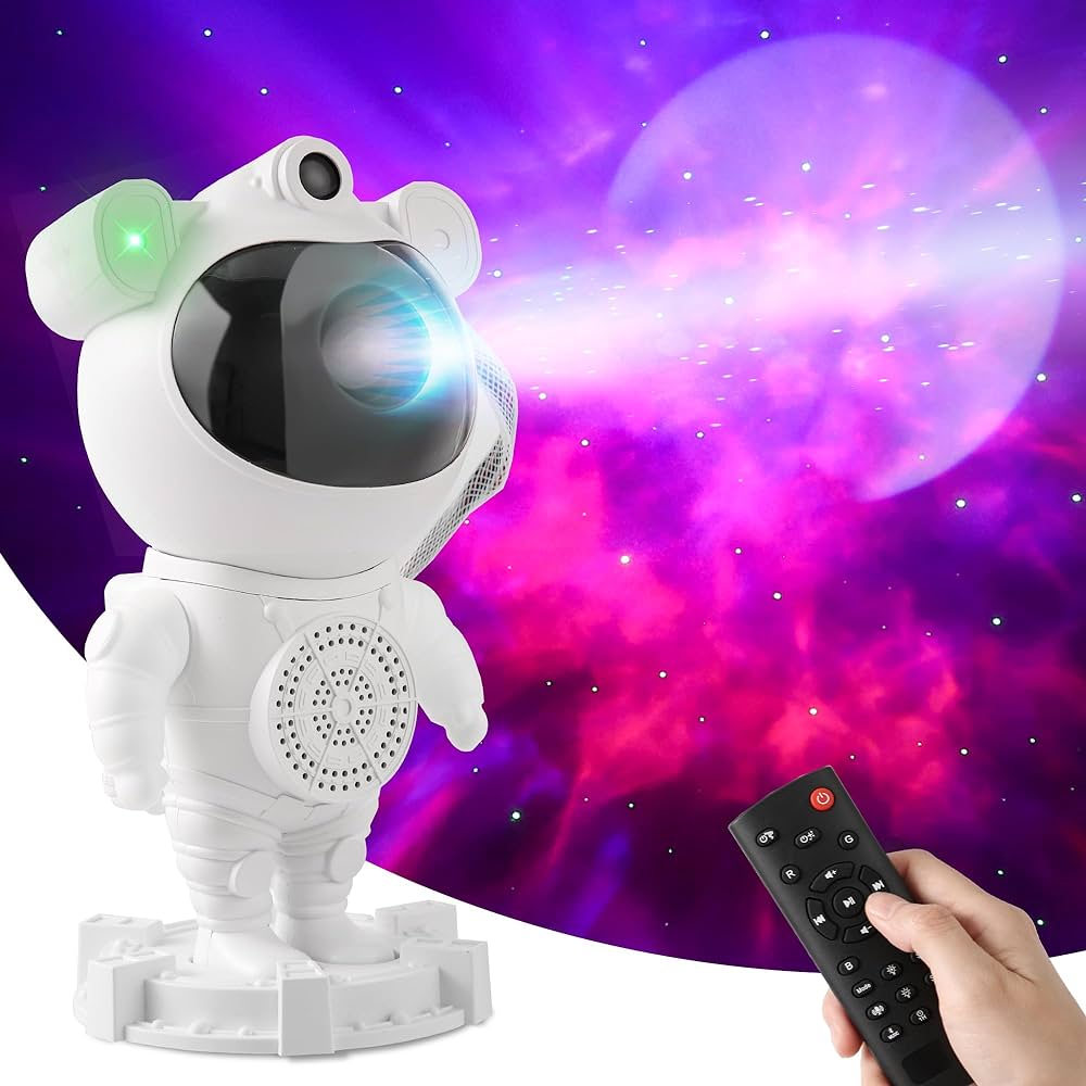 Astronaut Star Light Projector And Speaker