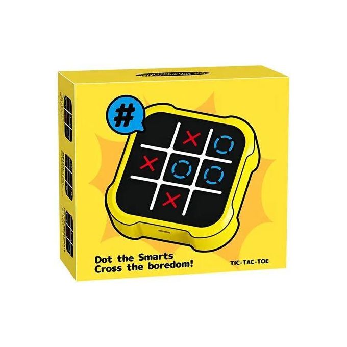 Pro Enio Tic Tac Toe Bolt Interactive Game – 4-in-1 Extreme Console, Portable Travel Game for Memory Development and All Ages