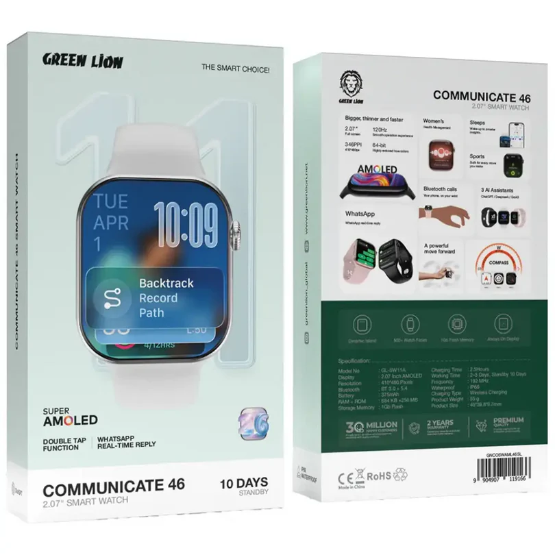 Green Lion Communicate 46 Smart Watch – WhatsApp