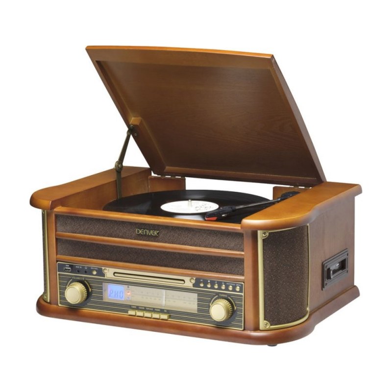 Denver MCR-50MK3 Retro Wooden Music Center